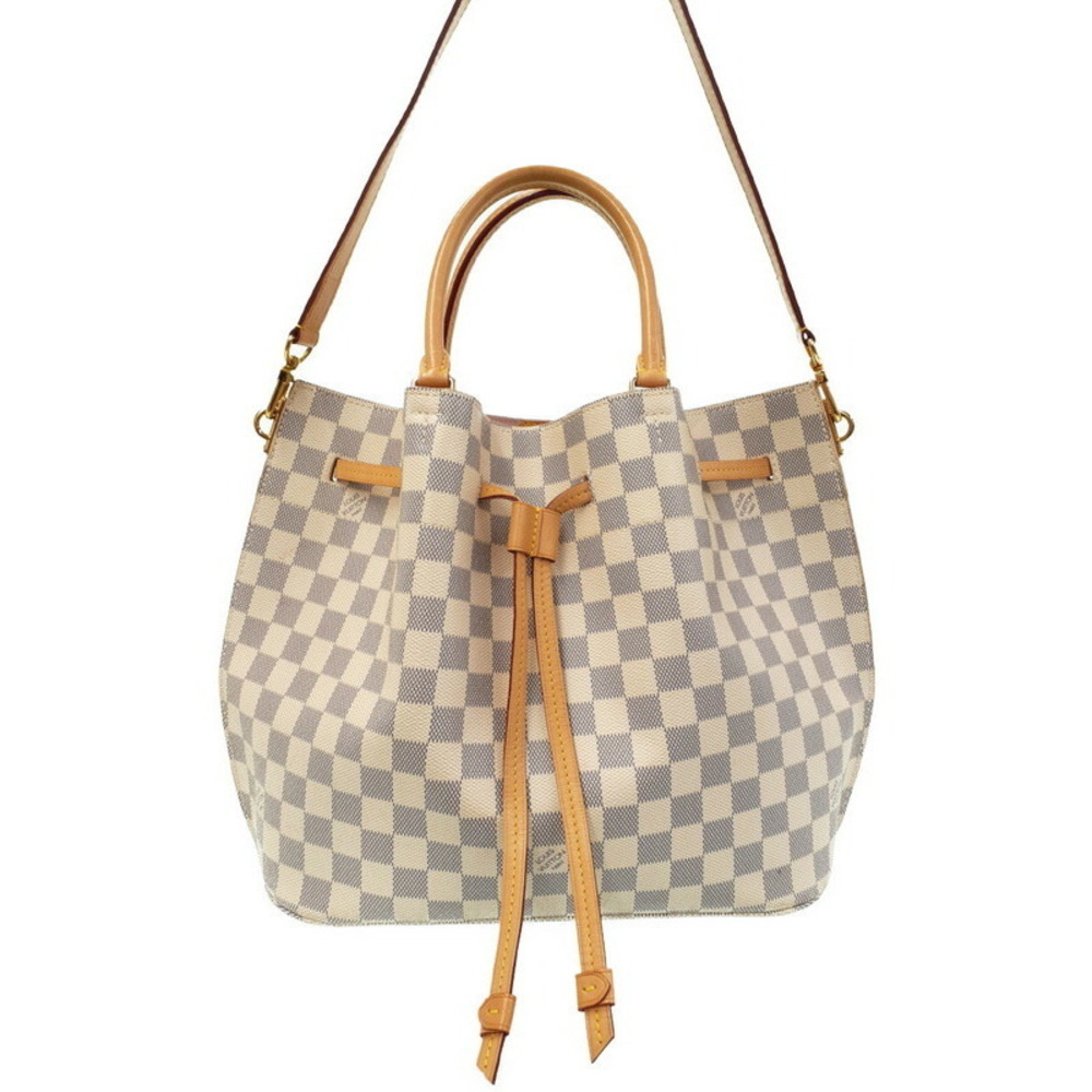 Louis Vuitton Damier Azur White Girolata Bag